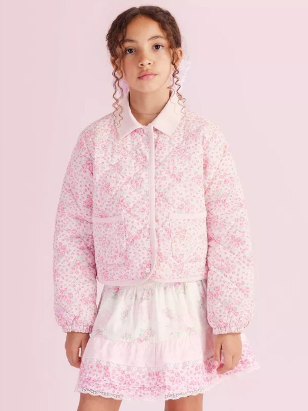 LoveShackFancy x Target - Charlotte Roseheart Quilted Barn Jacket (M)